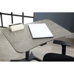 Unique Furniture 28" Height Adjustable Stand Up Laptop Table In Espresso -CYMAX Sales 2005691 9 L