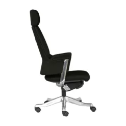 Unique Furniture Premium Leather High Backrest Office Chair In Gray -CYMAX Sales 2005780 7 L