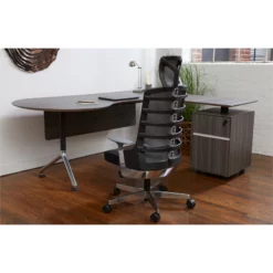 Unique Furniture Seattle Executive High Back Office Chair In Black -CYMAX Sales 2005783 11 L