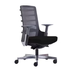Unique Furniture Seattle Height Adjustable Mesh Back Office Chair In Black