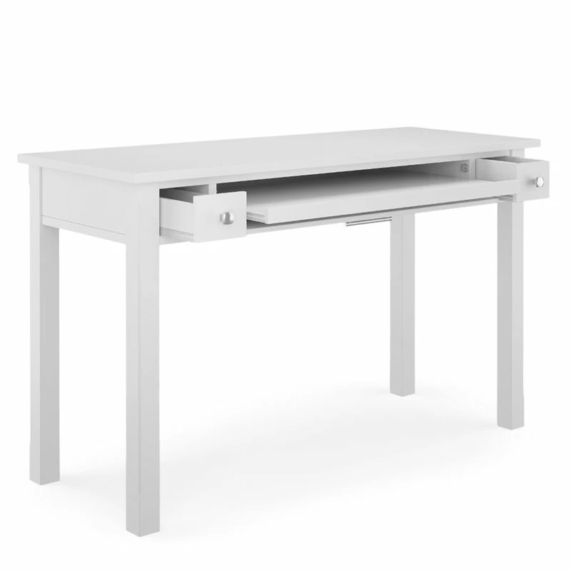 Simpli Home Avalon 47" Solid Wood Writing Desk In White 20 Simpli Home Avalon 47" Solid Wood Writing Desk In White - Image 18