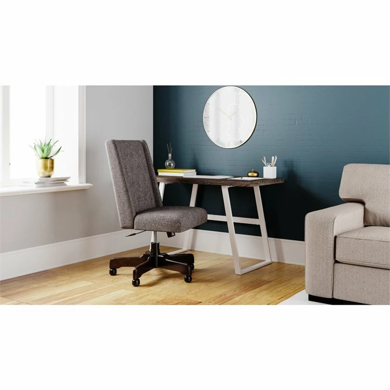 Ashley Furniture Arlenbry Home Office Small Engineered Wood Desk In Gray 4 Ashley Furniture Arlenbry Home Office Small Engineered Wood Desk In Gray - Image 2