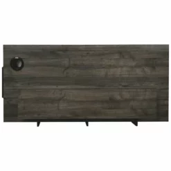 Signature Design By Ashley Barolli Gaming Desk In Gunmetal -CYMAX Sales 2008349 5 L