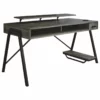 Signature Design By Ashley Barolli Gaming Desk In Gunmetal -CYMAX Sales 2008349 L