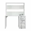 Bowery Hill Modern Desk And Hutch With Storage In White -CYMAX Sales 2010070 1 L