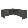 Legacy 71" Double Pedestal L-Desk With 47" Return- Ash Grey 2 Legacy 71" Double Pedestal L-Desk With 47" Return- Ash Grey -CYMAX Sales 2011406 L