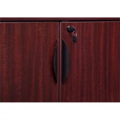 Legacy Stand Up Side To Side Storage Cabinet/ Desk Mahogany -CYMAX Sales 2011447 3 L