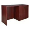 Legacy Stand Up Side To Side Storage Cabinet/ Desk Mahogany