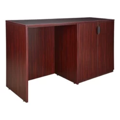 Legacy Stand Up Side To Side Storage Cabinet/ Desk Mahogany