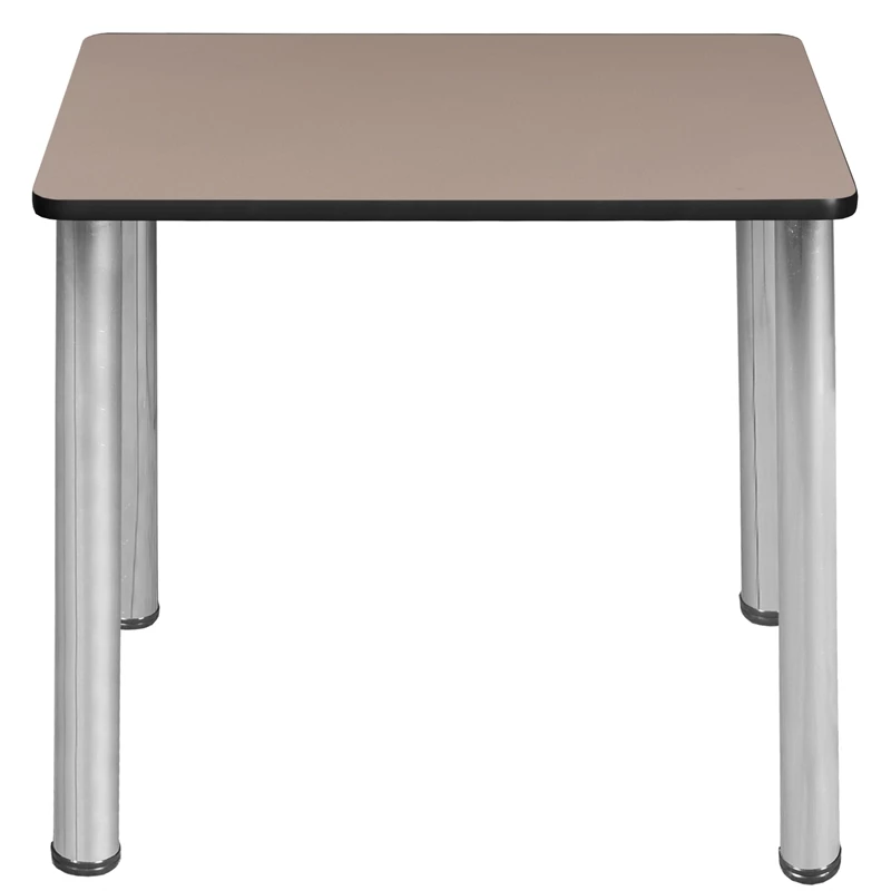 18.5" X 26" Rectangle Desk - Beige/ Chrome 9 18.5" X 26" Rectangle Desk - Beige/ Chrome - Image 7