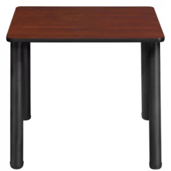 18.5" X 26" Rectangle Desk - Cherry/ Black -CYMAX Sales 2011710 5 L