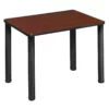 18.5" X 26" Rectangle Desk - Cherry/ Black 2 18.5" X 26" Rectangle Desk - Cherry/ Black -CYMAX Sales 2011710 L