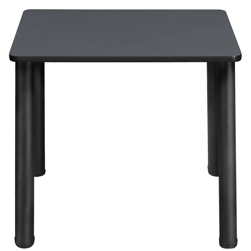 18.5" X 26" Rectangle Desk - Grey/ Black 4 18.5" X 26" Rectangle Desk - Grey/ Black - Image 2
