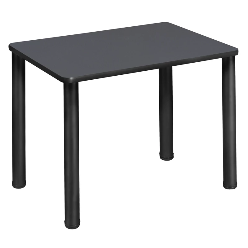 18.5" X 26" Rectangle Desk - Grey/ Black 9 18.5" X 26" Rectangle Desk - Grey/ Black - Image 7