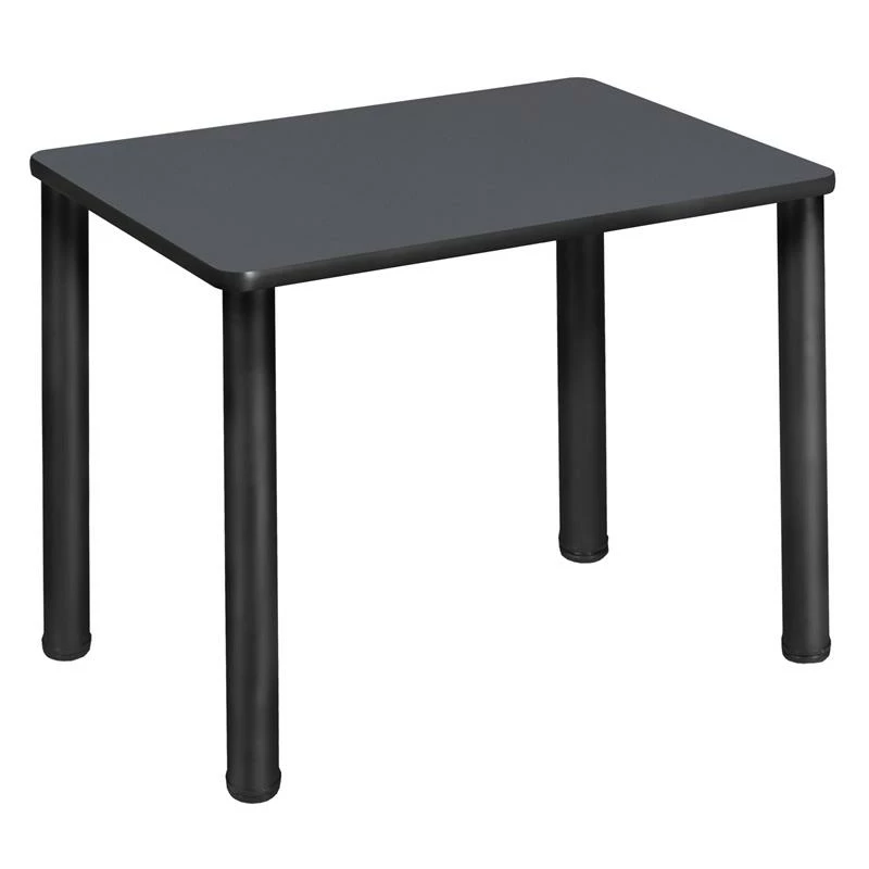 18.5" X 26" Rectangle Desk - Grey/ Black 3 18.5" X 26" Rectangle Desk - Grey/ Black