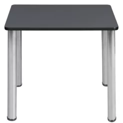 18.5" X 26" Rectangle Desk - Grey/ Chrome 14 18.5" X 26" Rectangle Desk - Grey/ Chrome -CYMAX Sales 2011728 5 L