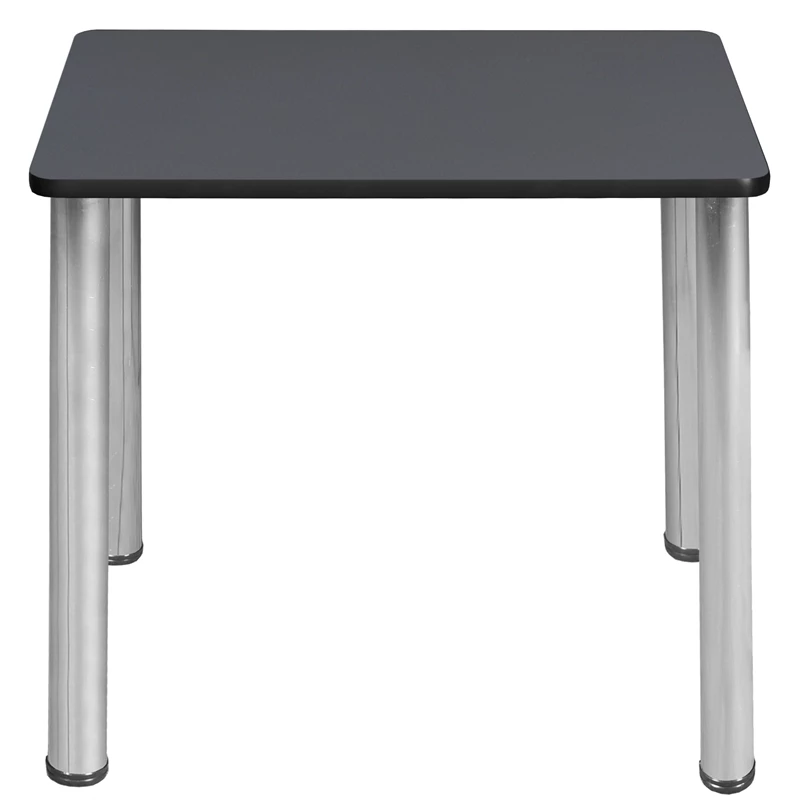 18.5" X 26" Rectangle Desk - Grey/ Chrome 8 18.5" X 26" Rectangle Desk - Grey/ Chrome - Image 6