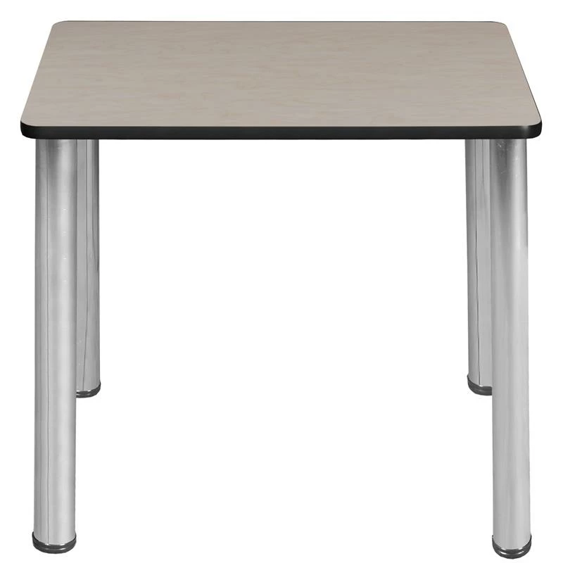 18.5" X 26" Rectangle Desk - Maple/ Chrome 4 18.5" X 26" Rectangle Desk - Maple/ Chrome - Image 2