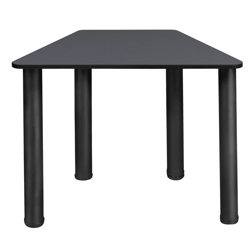 Trapezoid 36" X 23" X 19" Desk - Grey/ Black 8 Trapezoid 36" X 23" X 19" Desk - Grey/ Black - Image 6