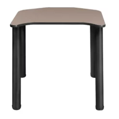 Ferris 26" X 24" Desk - Beige/ Black -CYMAX Sales 2011739 1 L
