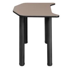 Ferris 26" X 24" Desk - Beige/ Black -CYMAX Sales 2011739 2 L