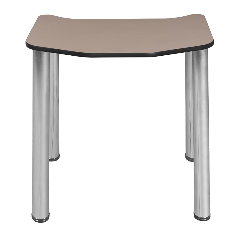 Ferris 26" X 24" Desk - Beige/ Chrome 12 Ferris 26" X 24" Desk - Beige/ Chrome - Image 10