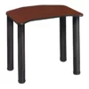 Ferris 26" X 24" Desk - Cherry/ Black -CYMAX Sales 2011741 L