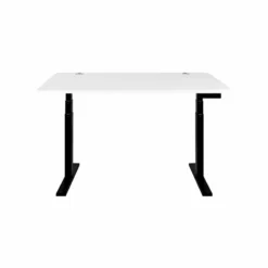 Vifah SmartDesk Adjustable Classic Metal Standing Desk In Black And White -CYMAX Sales 2012111 2 L