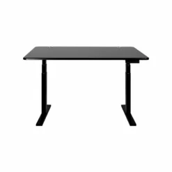 Vifah SmartDesk Adjustable Classic Metal Standing Desk In Black And White -CYMAX Sales 2012112 1 L