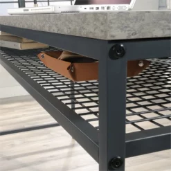 Sauder Market Commons Engineered Wood And Metal L-Shaped Desk In Rich Walnut 24 Sauder Market Commons Engineered Wood And Metal L-Shaped Desk In Rich Walnut -CYMAX Sales 2012384 14 L