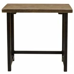 Alaterre Furniture Pomona 32" Small Metal And Solid Wood Desk -CYMAX Sales 2012967 11 L