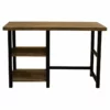 Alaterre Furniture Pomona 48" Metal And Solid Wood Desk With 2 Shelves 2 Alaterre Furniture Pomona 48" Metal And Solid Wood Desk With 2 Shelves -CYMAX Sales 2012968 L