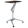 Unique Furniture 28" Height Adjustable Stand Up Laptop Table In Espresso