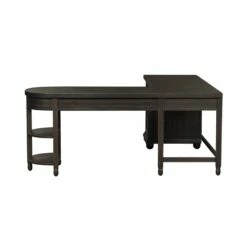 Harvest Home Black L Shaped Desk Set -CYMAX Sales 2013956 6 L