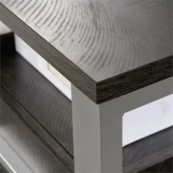 Sauder Rock Glen Engineered Wood L Shaped Writing Desk In Black Walnut -CYMAX Sales 2014289 18 L