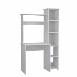 TUHOME Versalles Desk Engineered Wood Desks In Gray -CYMAX Sales 2019329 3 L 1