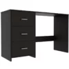 TUHOME Classic Computer Desk With Three Drawers In Black -CYMAX Sales 2019330 4 L