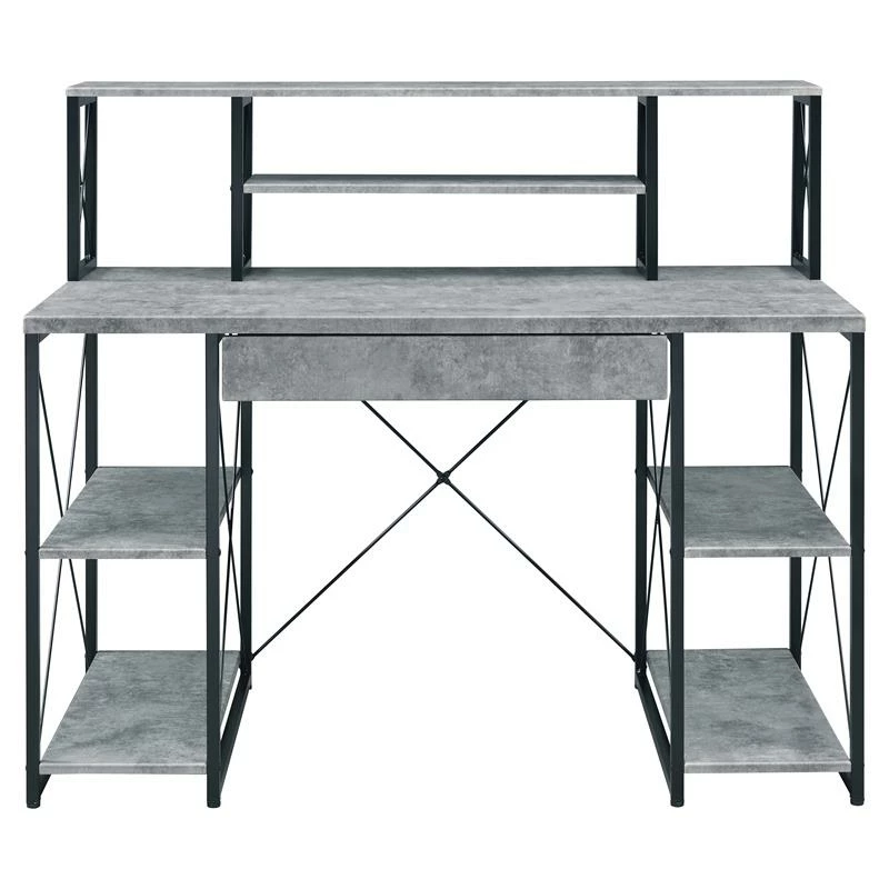 ACME Amiel Wooden 1-Drawer Writing Desk With Small Hutch In Black 22 ACME Amiel Wooden 1-Drawer Writing Desk With Small Hutch In Black - Image 20