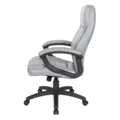 Executive High Back Burgundy Red Bonded Leather Office Chair -CYMAX Sales 2019925 2 L