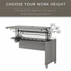 Somerset 72W Sit To Stand L Shaped Desk In White - Engineered Wood -CYMAX Sales 2020875 2 L 2