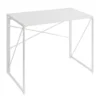 Convenience Concepts Xtra Folding Desk In White Wood Top And White Metal Frame 1 Convenience Concepts Xtra Folding Desk In White Wood Top And White Metal Frame -CYMAX Sales 2025247 1 L