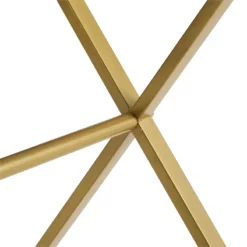 Linon Campaign Two Drawer Metal Desk In Blue -CYMAX Sales 2026280 14 L