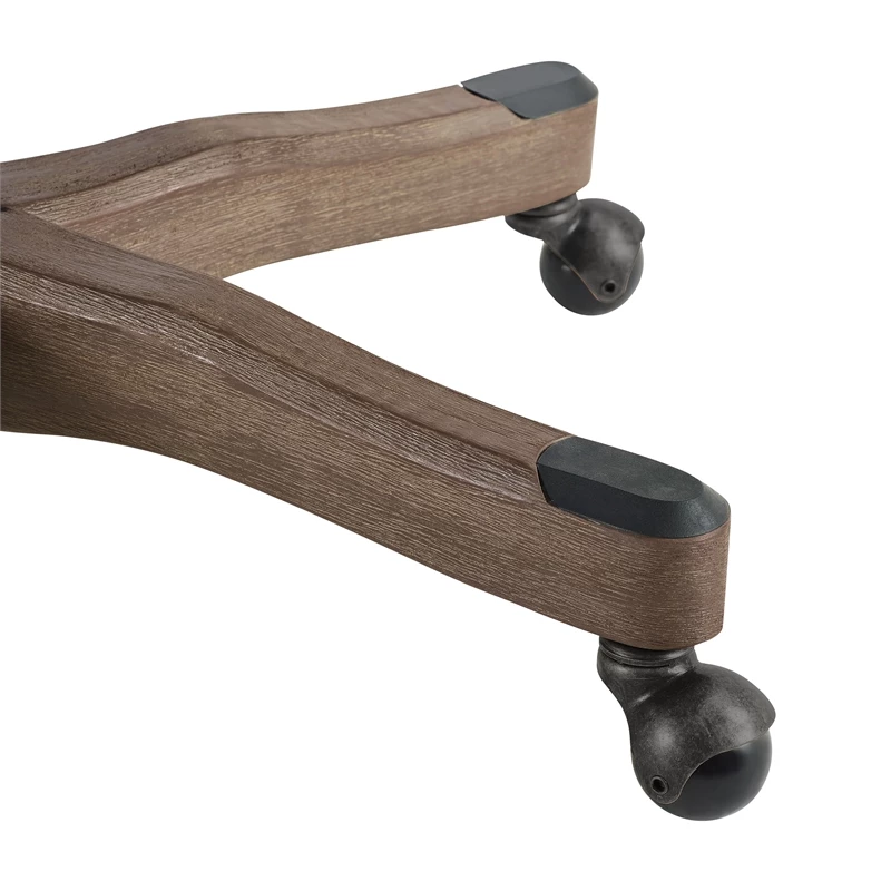 Linon Draper Upholstered Swivel Office Chair In Natural Linen 14 Linon Draper Upholstered Swivel Office Chair In Natural Linen - Image 12