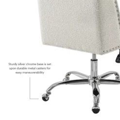 Linon Draper Wood Upholstered Office Chair In Charcoal Gray 33 Linon Draper Wood Upholstered Office Chair In Charcoal Gray -CYMAX Sales 2103686 16 L