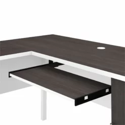 Bush Furniture Somerset 60W L Shaped Desk With Hutch In Maple Cross -CYMAX Sales 2108897 4 L