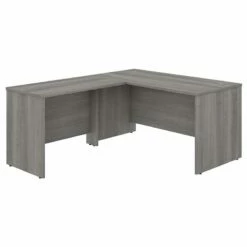 Studio C 60W X 30D L Shaped Desk With 42W Return In Storm Gray - Engineered Wood -CYMAX Sales 2109038 L