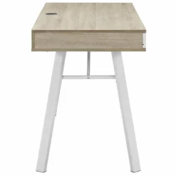 Allora Home Office Computer Desk In Oak -CYMAX Sales 2109503 3 L
