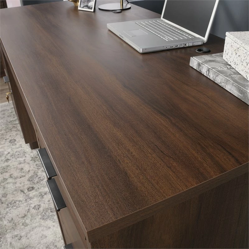 Sauder Englewood Engineered Wood Executive Desk In Spiced Mahogany 10 Sauder Englewood Engineered Wood Executive Desk In Spiced Mahogany - Image 8