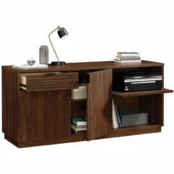 Sauder Englewood Engineered Wood Credenza In Spiced Mahogany -CYMAX Sales 2115736 12 L