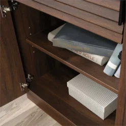 Sauder Englewood Engineered Wood Credenza In Spiced Mahogany -CYMAX Sales 2115736 19 L